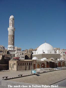 The mosk close to Sultan Palace Hotel