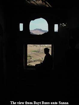 The view from Bayt Baws onto Sanaa The view from Bayt Baws onto Sanaa