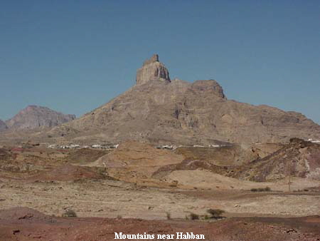 Mountains near Habban