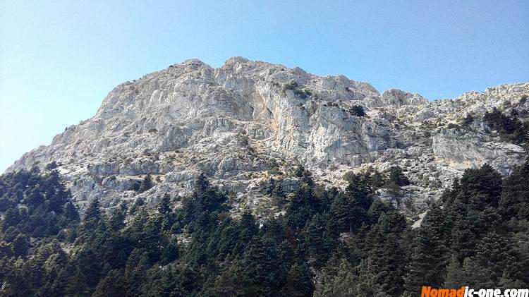  Artemisio Mountain Peak near Nafplio in Greece.