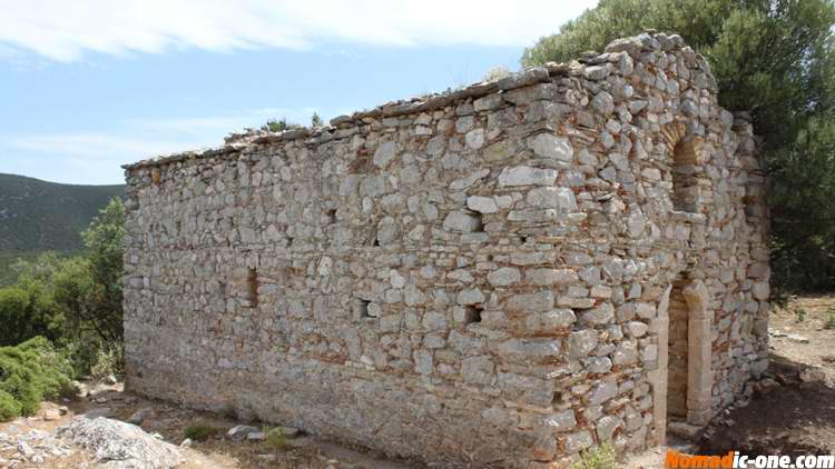 Prophet Elias church near Nafplio Peloponesse Agrolidas Greece