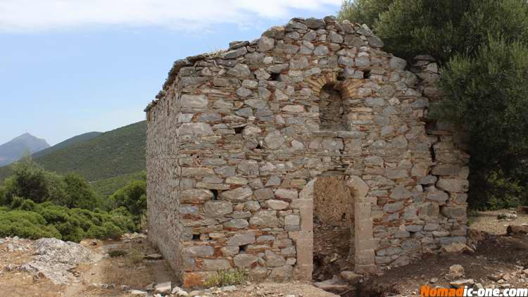Prophet Elias Church near Nafplio Peloponesse Agrolidas Greece