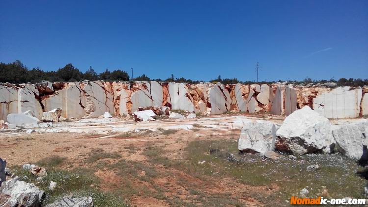 Marble Quarry near Nafplio Peleponnese Greece