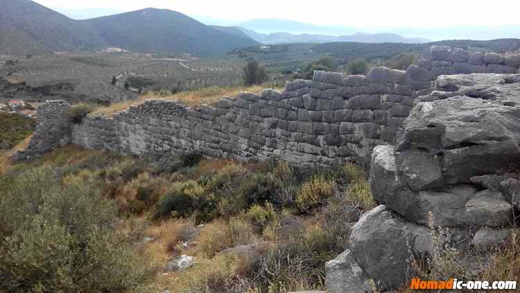 Kazarma castle ruins near Nafplio, Greece