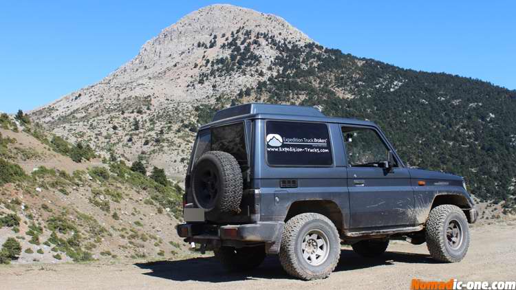 Artemisio Mountain Offroad 4x4 track in Greece