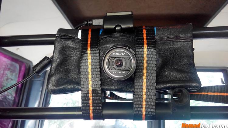 Solera Dashcam in Toyota Landcruiser