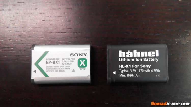 Sony NP-BX1 Hähnel HL-X1 Action Cam Battery