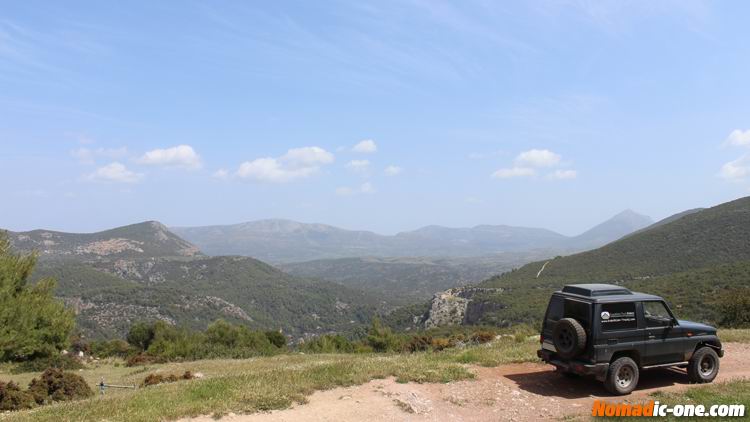 Offroading in Stavropódi Kanapítsa Wildlife refuge Argolis Greece