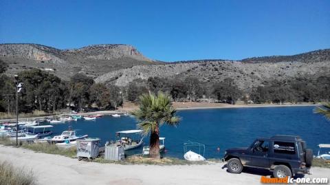 Karathona Beach near Nafplio Argolis Greece