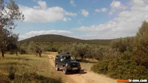 Offroad near Ligourio, Epidavros, Epidaurus in Peleponnese Greece