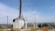 Celltower on mountain near Vivari, Marathia in Arglois, Peleponnese - Greece