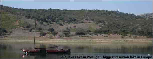 Alqueva reservoir lake in Alentejo - Portugal