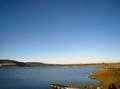 Huge reservoir lake in Alentejo Portugal