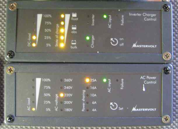 Battery Charger remote control panels for Mastervolt Mas Combi
