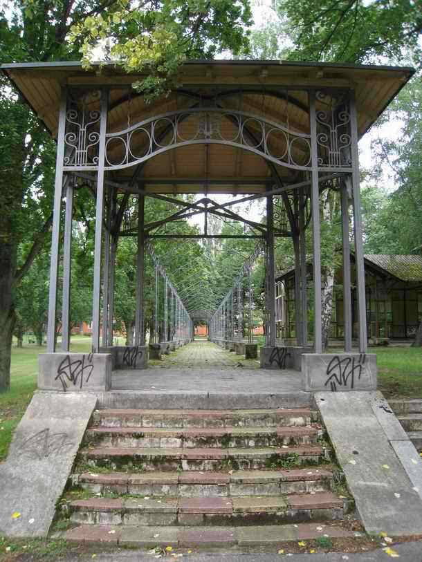 Beelitz Heistatten 19th century hospital ruins near Belin - Germany