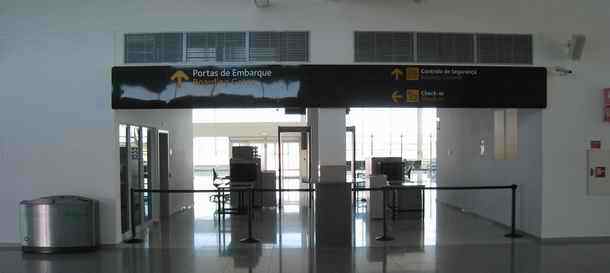 Beja International Airport check-in gate