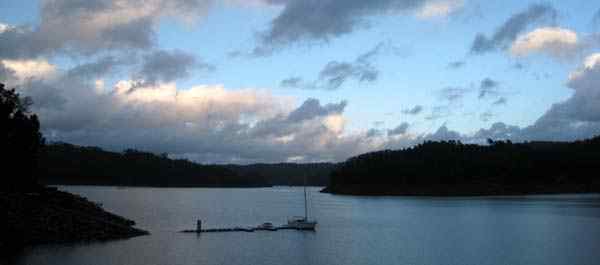 The Cabril Reservoir - Lagoa Verde near Pedrogao Grande in district Coimbra Portugal.