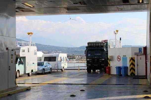 Camping on board with Superfast ferries to Greece