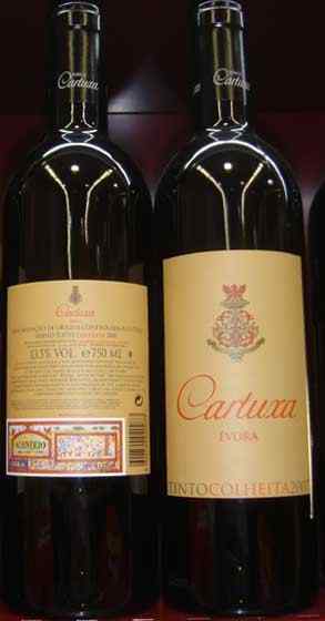 Cartuxa Evora Tinto Colheita 2007 by fundacao engenio de almeida in Portugal