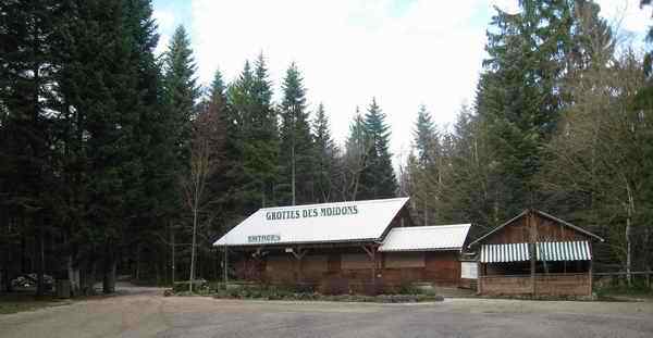 Cave des Moidons and foret domaniale in the Jura - France