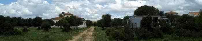 The gate at Le Celemin at Los
            Alcornocales National park Andalusia - Spain