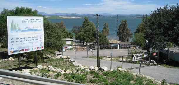 Closed Camping Club Campo Dipronautica near Arcos de La Frontera in Cadiz province in Andalusia, Spain