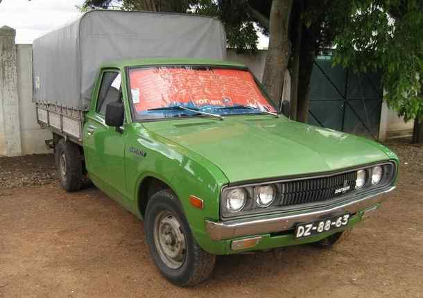 Datsun 620 pickup truck - front view