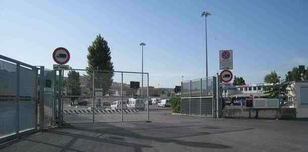 The Ancona ferries terminal parking in Ancona - Italy