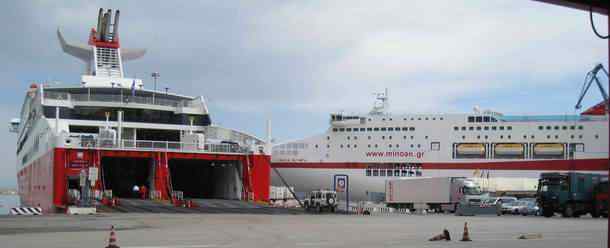 Ferry to Greece with Superfast, Anek or Minoan Lines
