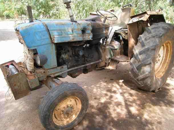 A classic Ford 4000 tractor with 50 years of farming action.