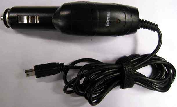 HAMA car charger power cord for Garmin Dezl