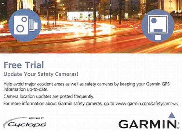 Free Garmin Dezl 560LT speed camera trial