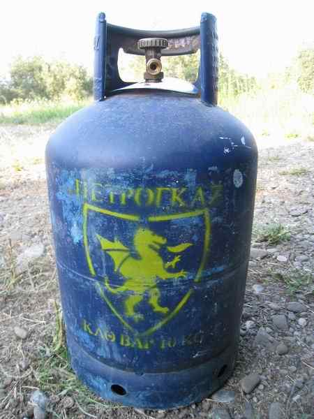 Gas bottle from Greece - similar to Italian Gas Bottles