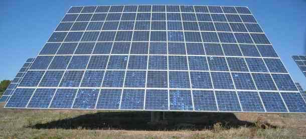Huge Solar panel on a solar tracker from Fluitcnik in Alentejo - Portugal