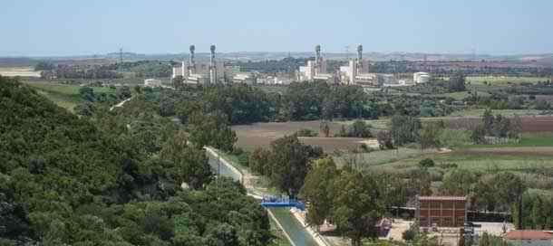 Iberdrola GE Combined Cycle electricity plant near Arcos de La Frontera in Cadiz-Andalusia in Spain