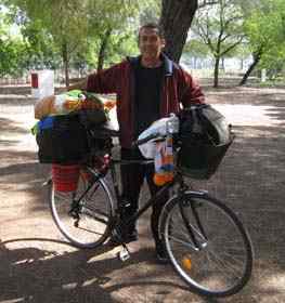 Ignacio Duran - Language Expert on a bicycle