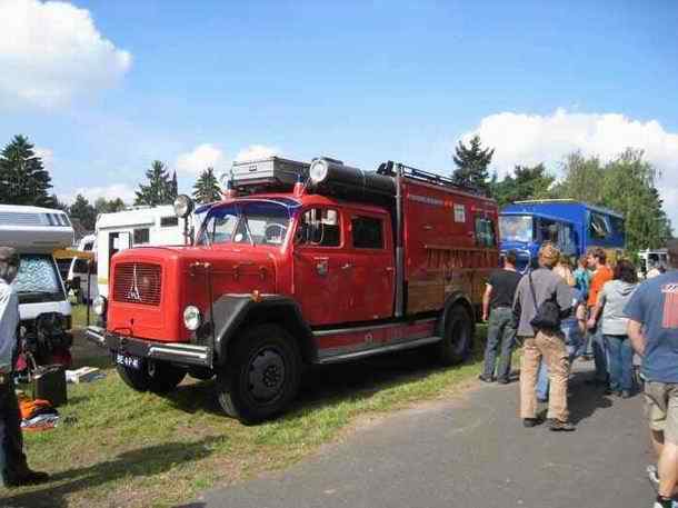 Magirius Deutz with Fire Truck living unit