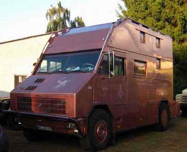 Unique vehicle conversion based on a Mercedes Benz 