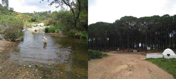 La Escalada the Area Recreativa near Almonaster La Real in Siera de Aracena in Huelva - Andalucia in Spain