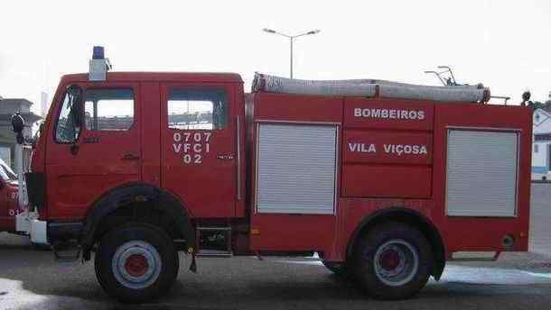 Mercedes Benz 1217 4x4 truck  at the Fire Brigade of Vila Vicosa in Portugal