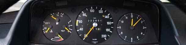 W123 Central speedometer offset inaccurate