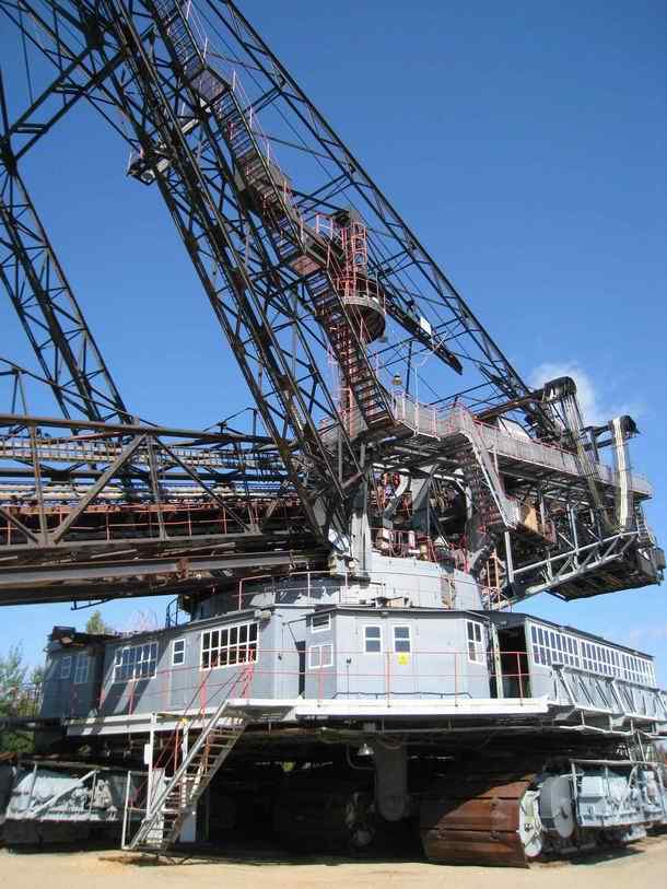 Bucket wheel excavator from up close - Germany
