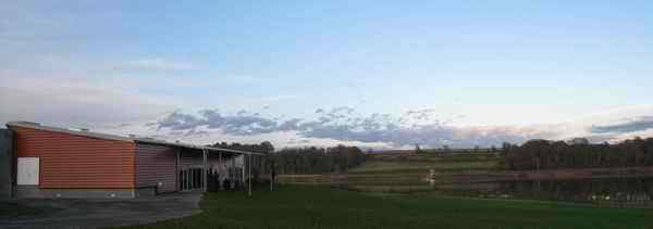 Reservoir - barrage du Gabas near Lourenties, Garderes , Luquet and Eslourenties