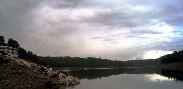 Restaurant Lagoa Verde at the Cabril Reservoir near Pedrogao Grande in district Coimbra Portuga