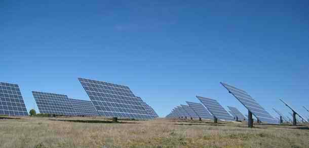 Large solar plant in Amareleja - Moura in Alentejo - Portugal