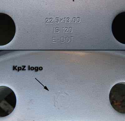 KronPrinz Steel rim 13x22.5 inch ET120