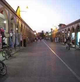 Tiznit traditional fashion street for Kaftan Caftan Takchitta and Jellaba