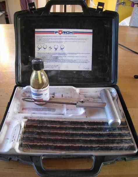 Truck tire puncture repair kit - Förch, made in Germany