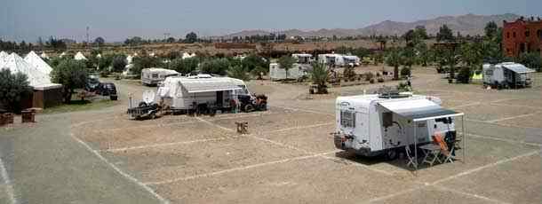 Pitches, places, parkplatz, stellplatz at campsite marrakech domaine le relais de marrakech in Morocco