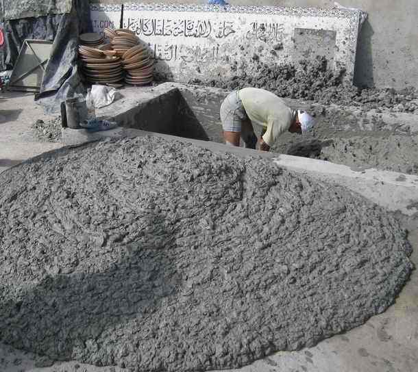 Handmade ceramic pottery clay in the making in Fes Morocco.